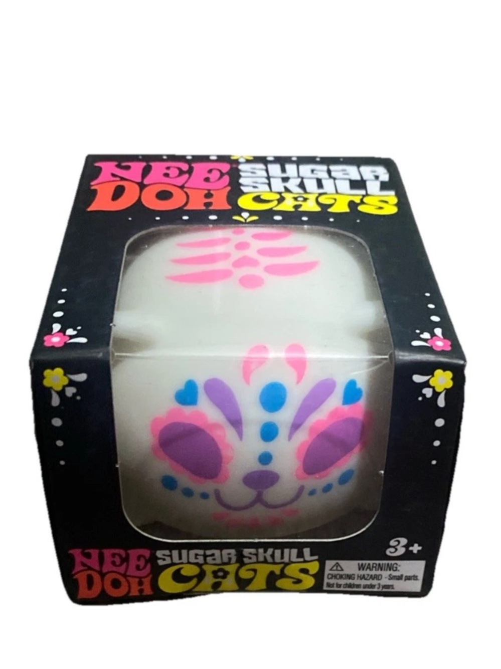 NeeDoh Sugar Skull Cat